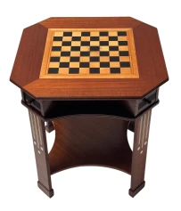 Vienna Secession Chess Table or Game Table, 1900s